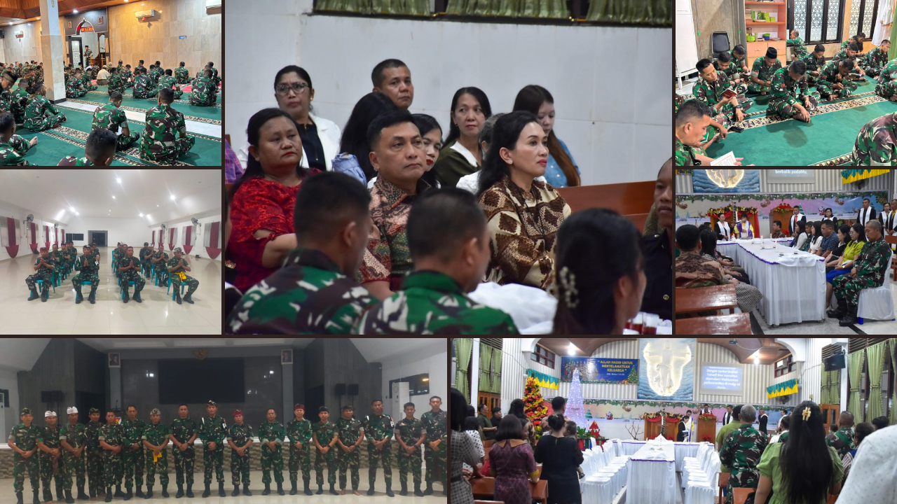 Kodam XXIII/Palaka Wira Gelar Doa Bersama untuk Sambut 2026 dan Kepedulian untuk Korban Bencana di Aceh, Sumut dan Sumbar